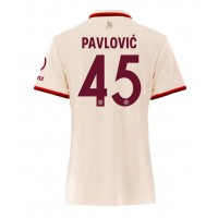 Dámy Fotbalový dres Bayern Munich Aleksandar Pavlovic #45 2024-25 Třetí Krátký Rukáv